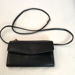 Vintage Fossil crossbody clutch wallet